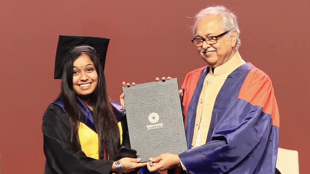 Ashoka University postgraduate graduation