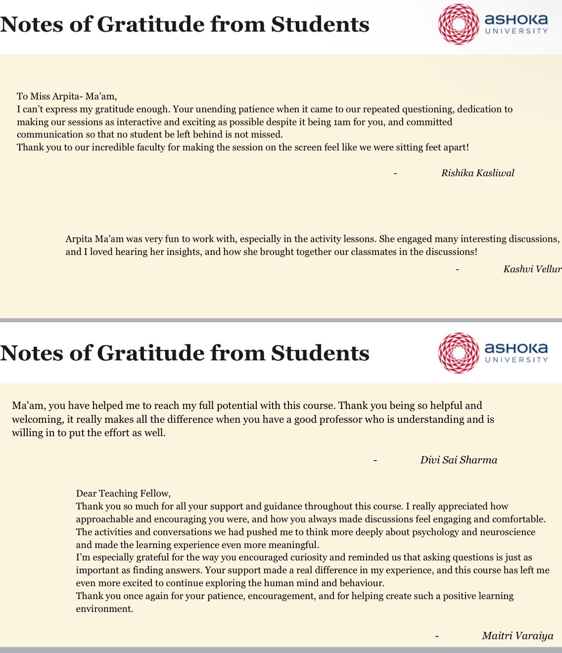 Neuroscience of Wellbeing teaching programme